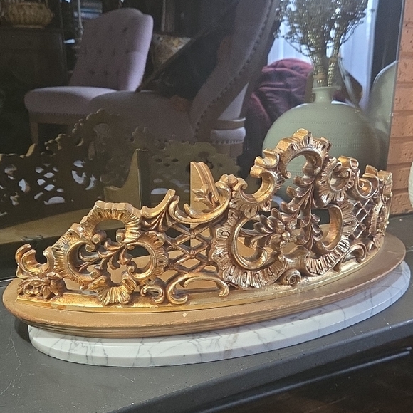 Ornate Gold Decorative Piece